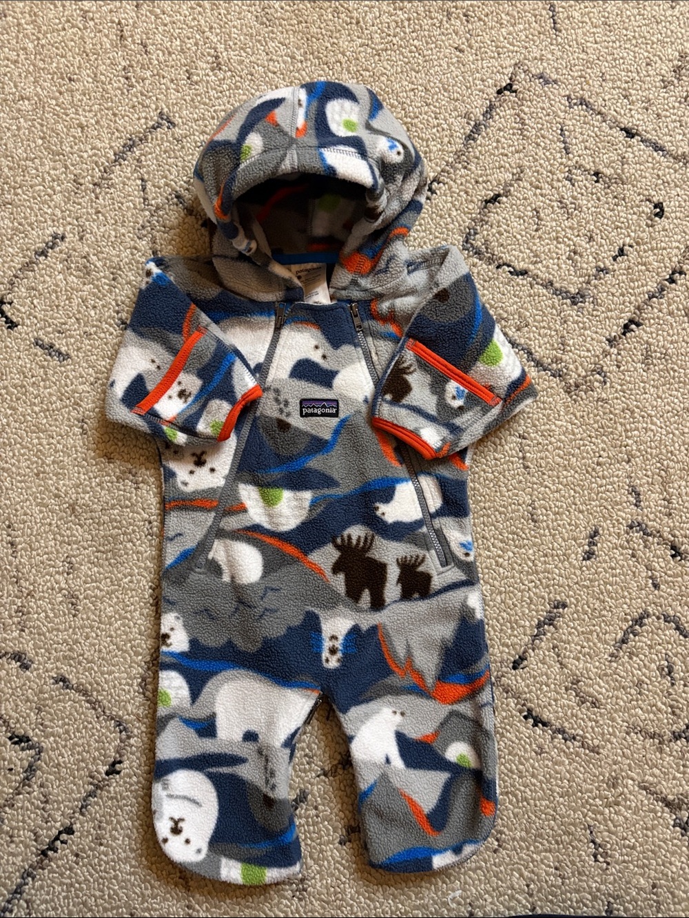 Patagonia fleece bunting 0/3 m
